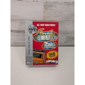 Family Feud 2nd Edition Interactive DVD Game Red Box Player Guide English